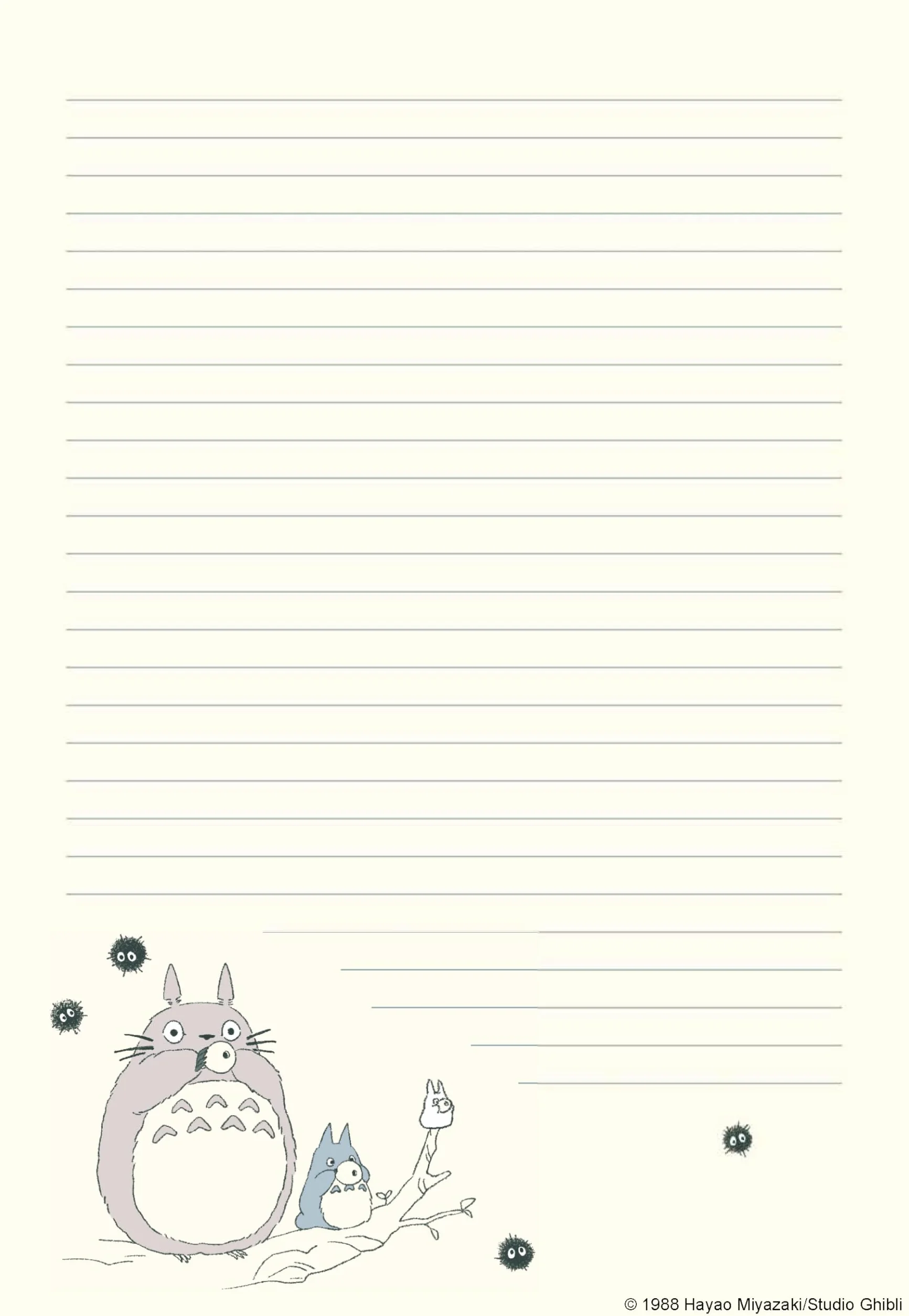 Studio Ghibli My Neighbor Totoro Stationery Set
