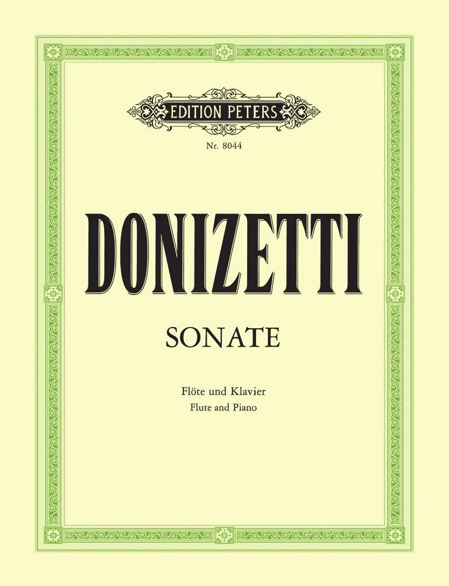 Donizetti Sonate, Flauto e pianoforte.