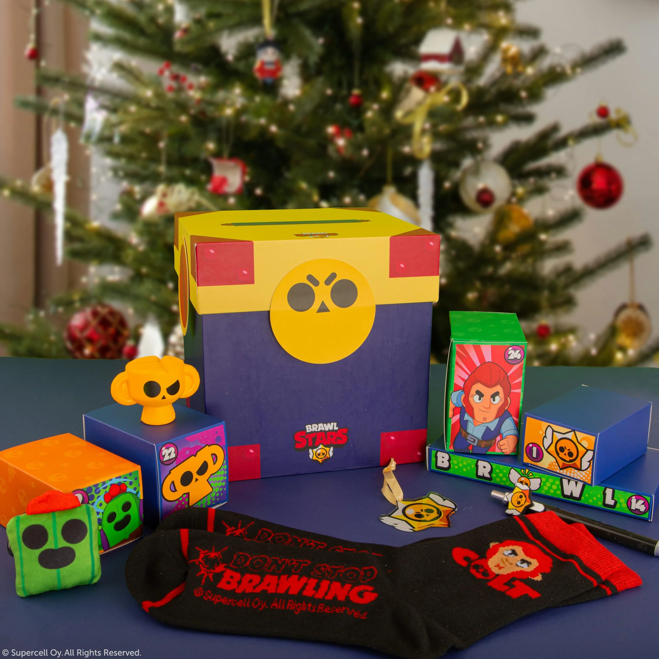 Calendrier de l'Avent Brawl Stars 2025 CINEREPLICAS Licence officielle
