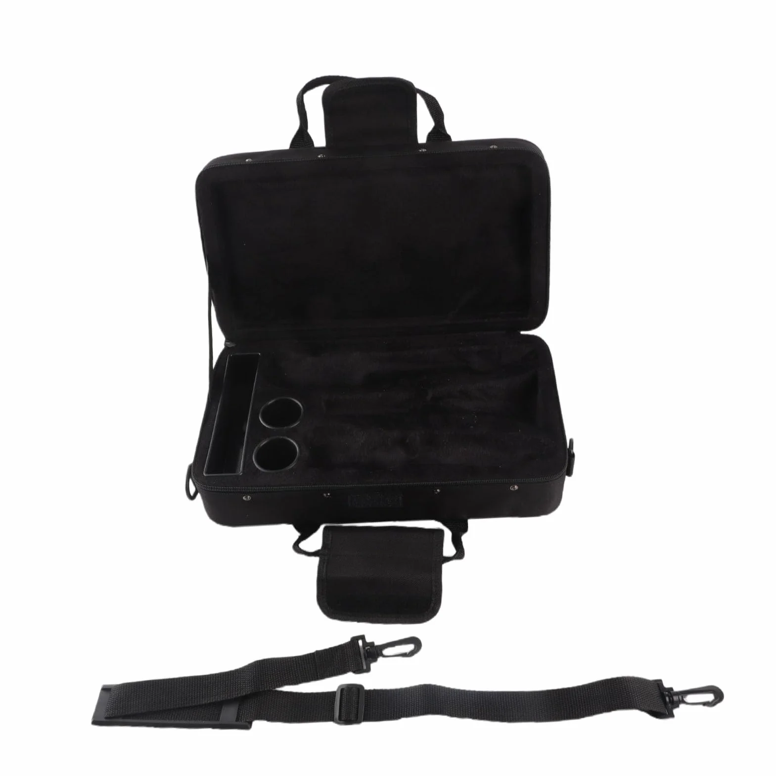 Étui pour Clarinette Noir Sac de Transport pour Clarinette Sac de Rangement pour Clarinette en Tissu Oxford Imperméable avec Sangle Réglable Détachable