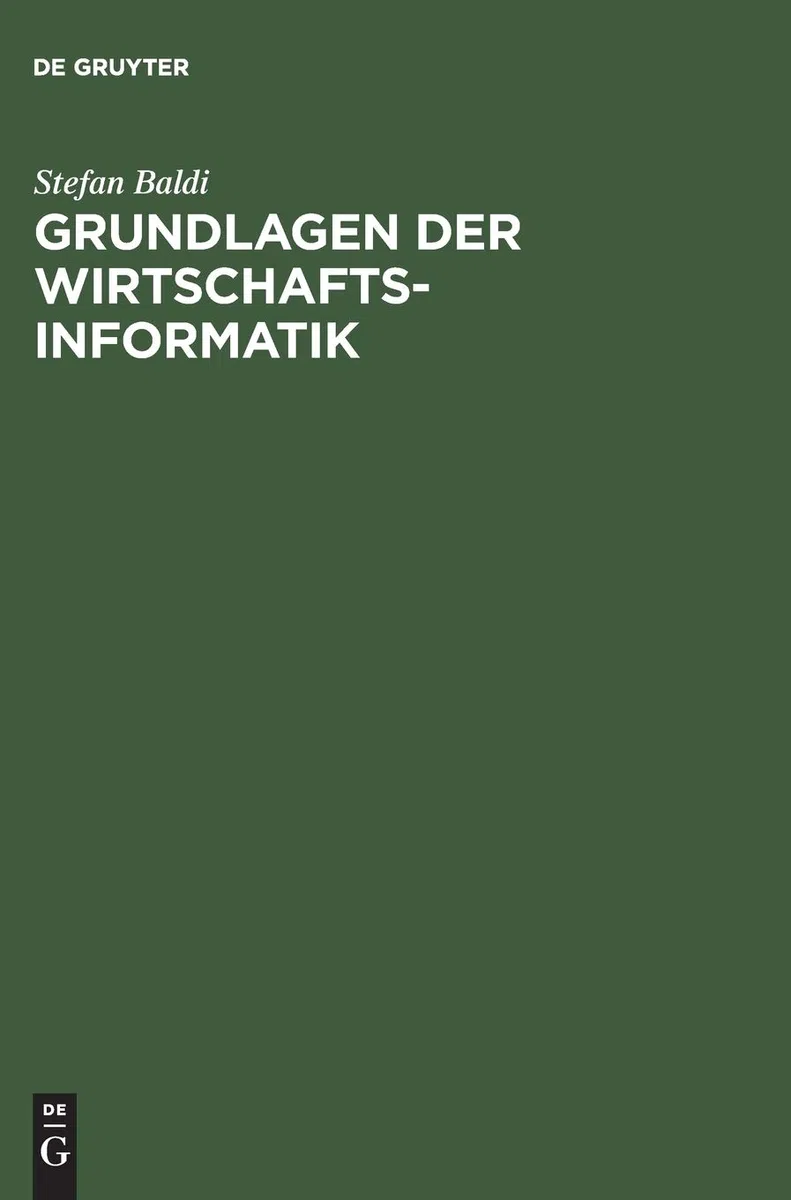 Grundlagen Der Wirtschaftsinformatik