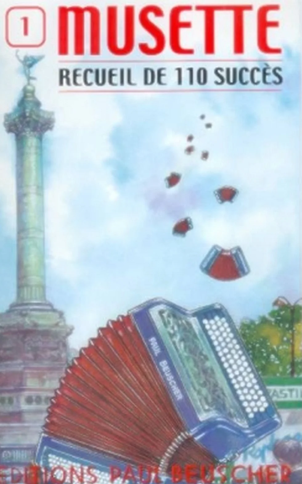 Partition : 110 succes musette n°1 accordeon