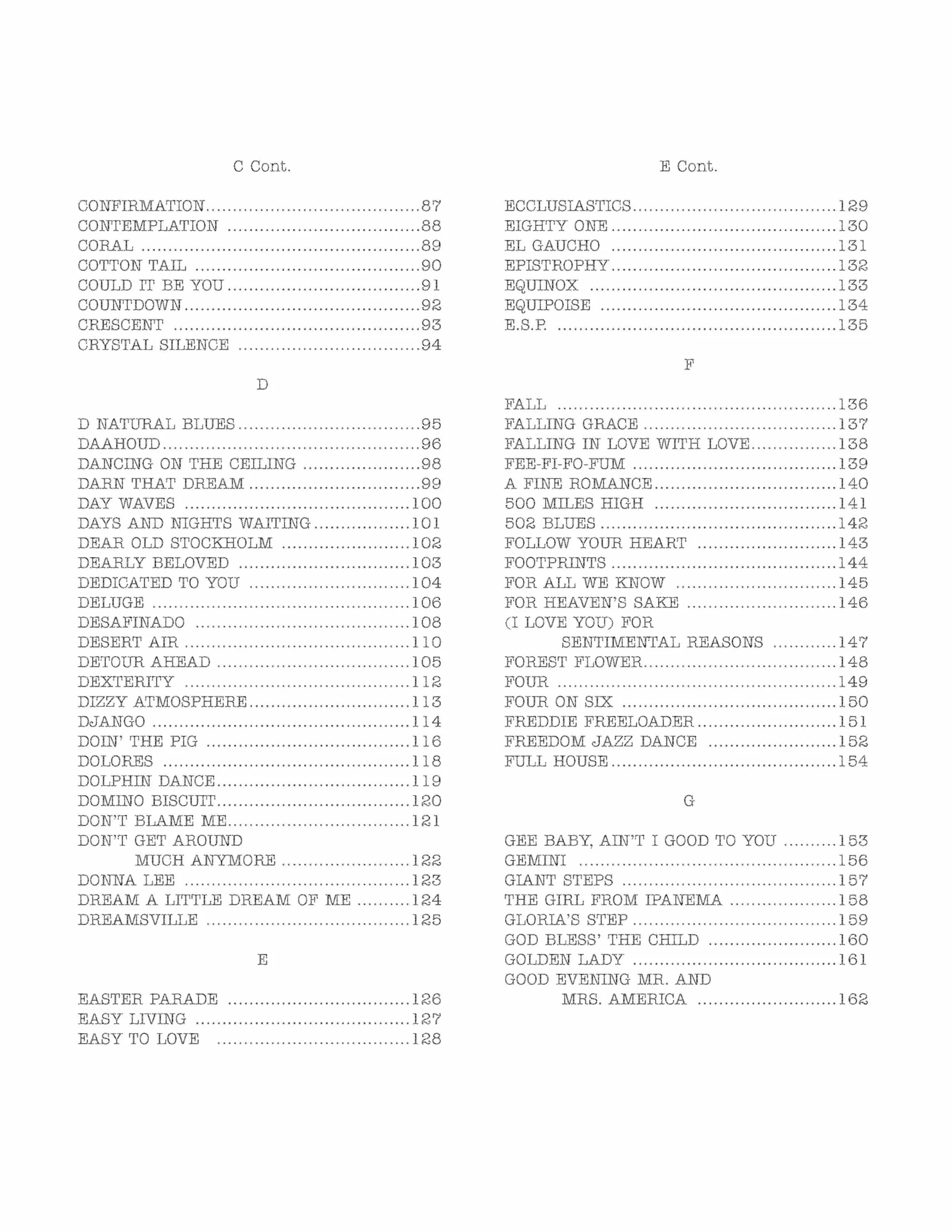 The Real Book - Volume I - Sixth Edition - Instruments en Do