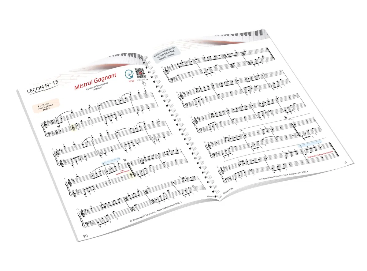 J'apprends... LE PIANO tout simplement Niveau 1&2 C. Astie + CD
