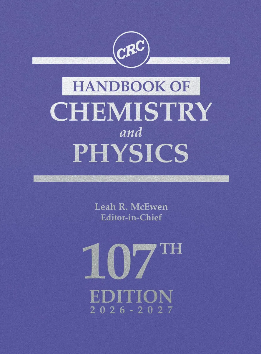 CRC Handbook of Chemistry and Physics