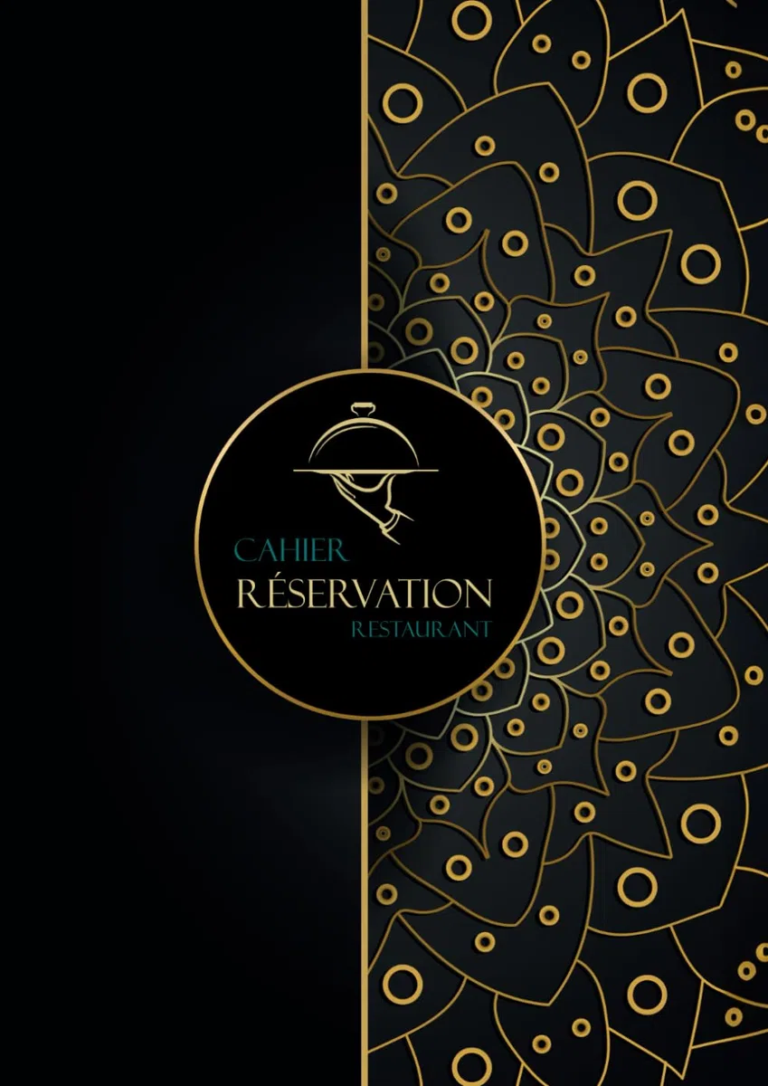 Cahier de réservation restaurant: 2 pages par jour (Déjeuner / Dîner) | Agenda pour 72 réservations par jour | Grand format A4 | 780 pages