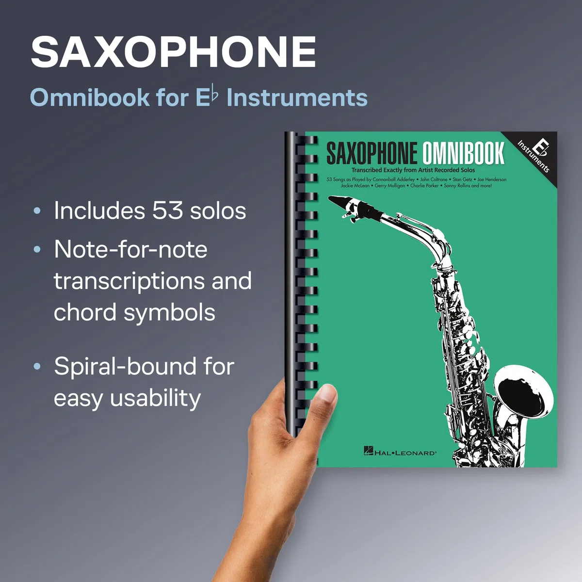 Saxophone Omnibook for E-Flat Instruments: Transcribed Exactly from Artist Recorded Solos