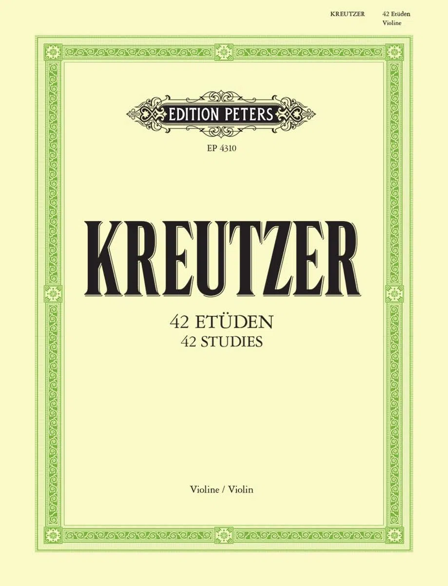 42 études (édition Peters) - violon