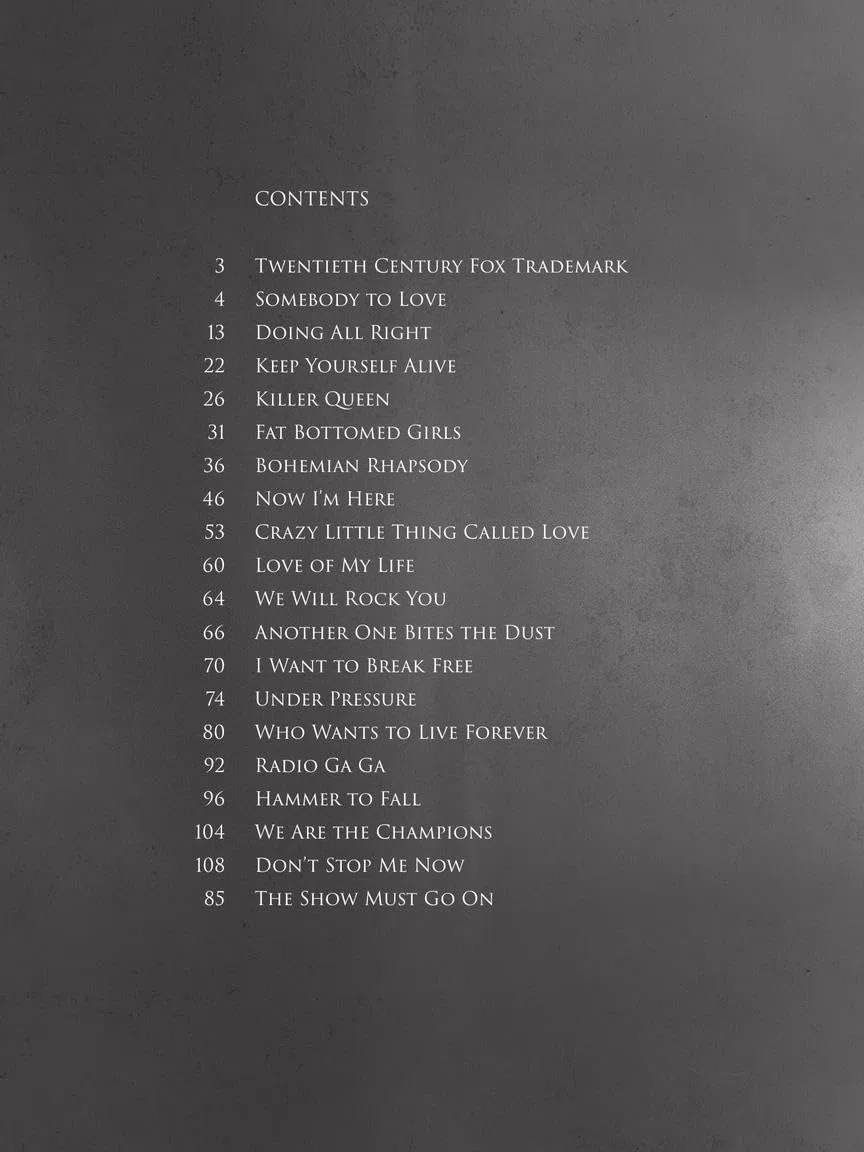 Bohemian Rhapsody: Music from the Motion Picture Soundtrack: Piano, Vocal, Guitar