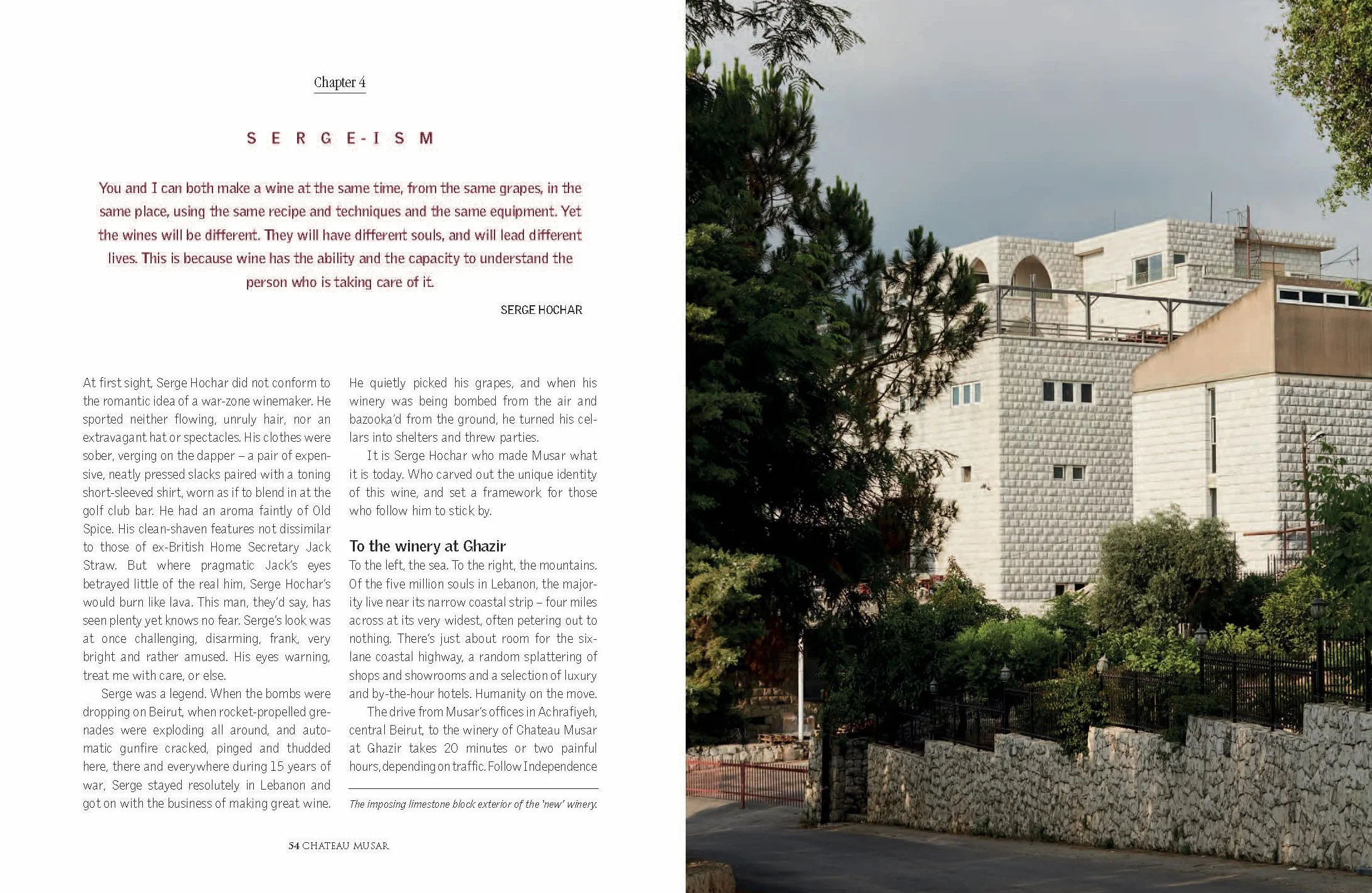 Chateau Musar /anglais
