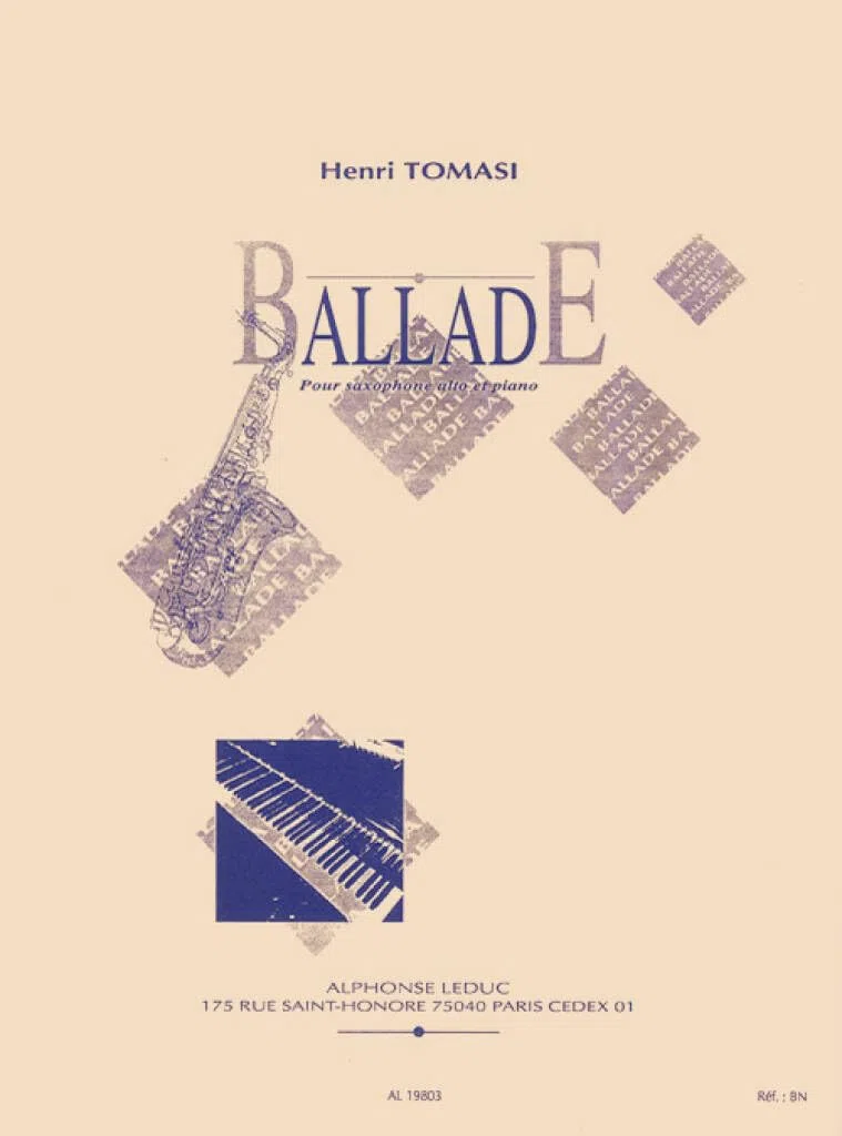 BALLADE SAXOPHONE MIB ET PIANO