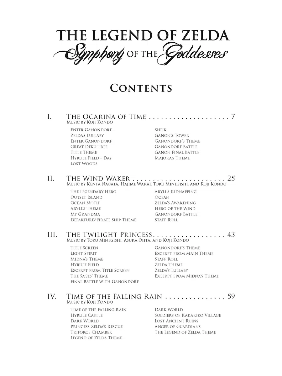 The Legend of Zelda Symphony of the Goddesses: Piano Solo.