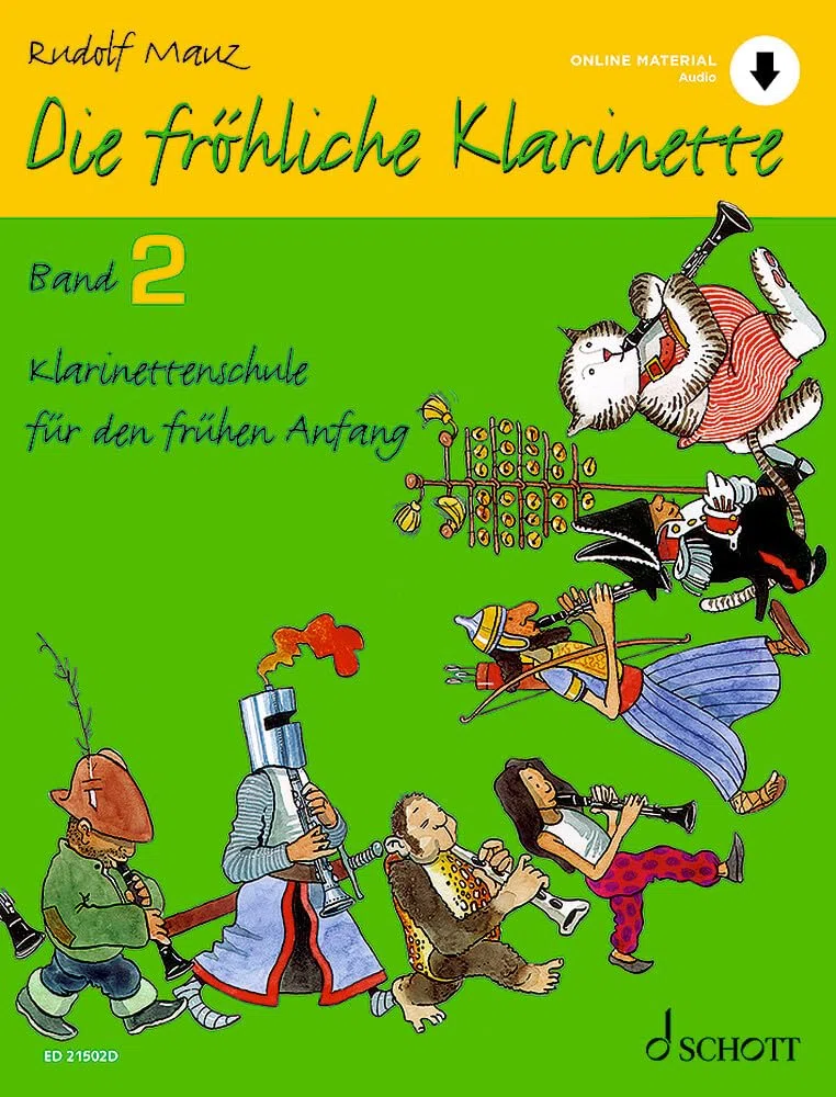 Die frohliche klarinette band 2 - clarinette + enregistrement(s) en ligne