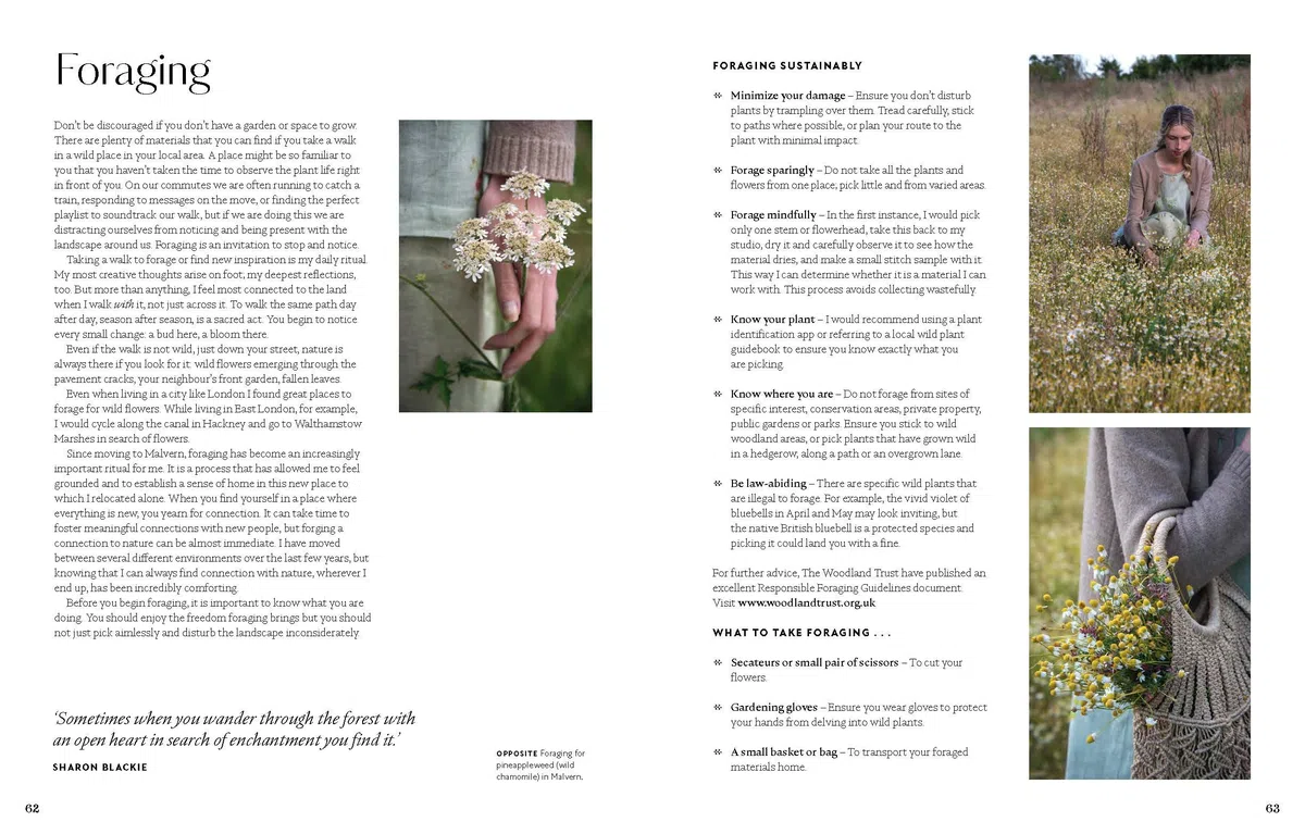 Stitching with Nature: Creating Material Magic with the Natural World