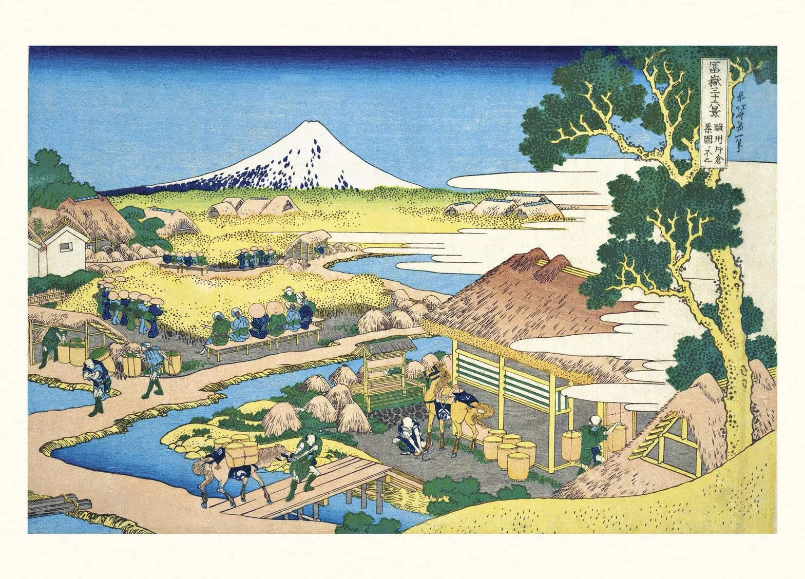 Hokusai Thirty-Six Views of Mount Fuji