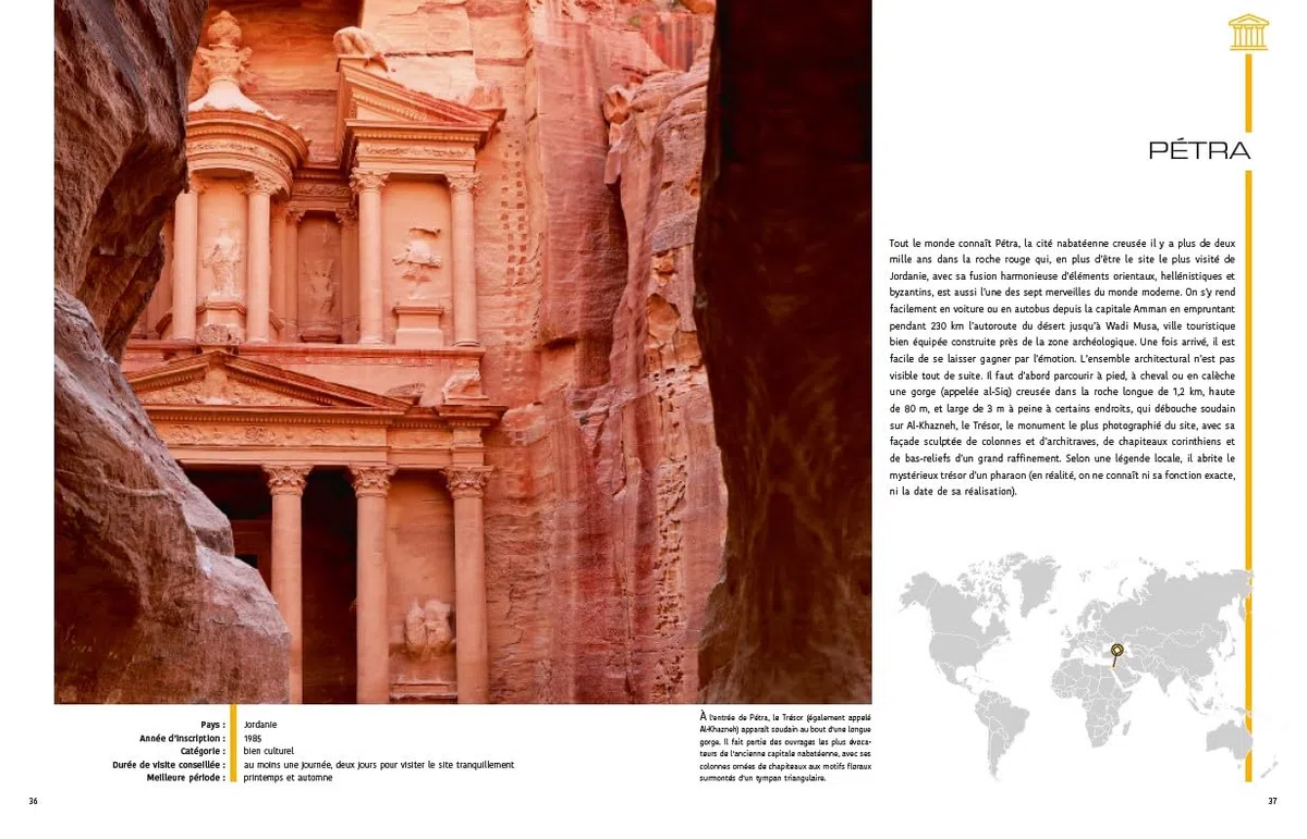 UNESCO : Voyage à travers les trésors de l'Humanité: Les plus beaux sites du monde dans un beau-livre grand format