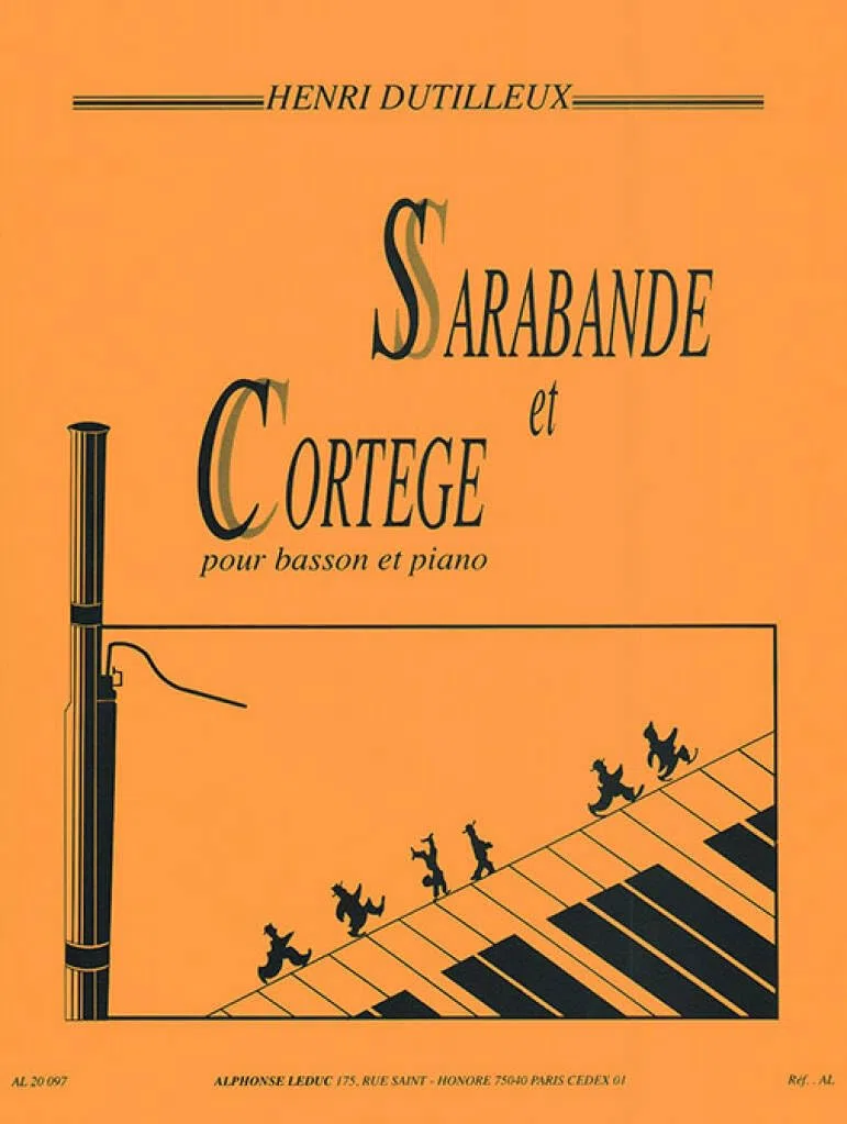 SARABANDE ET CORTEGE BASSON ET PIANO