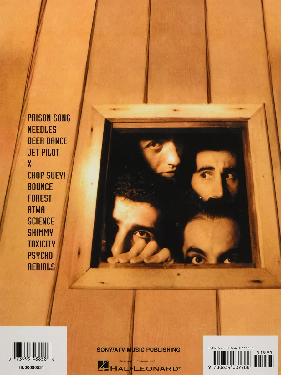 Partition : System Of A Down Toxicity Guit. Tab