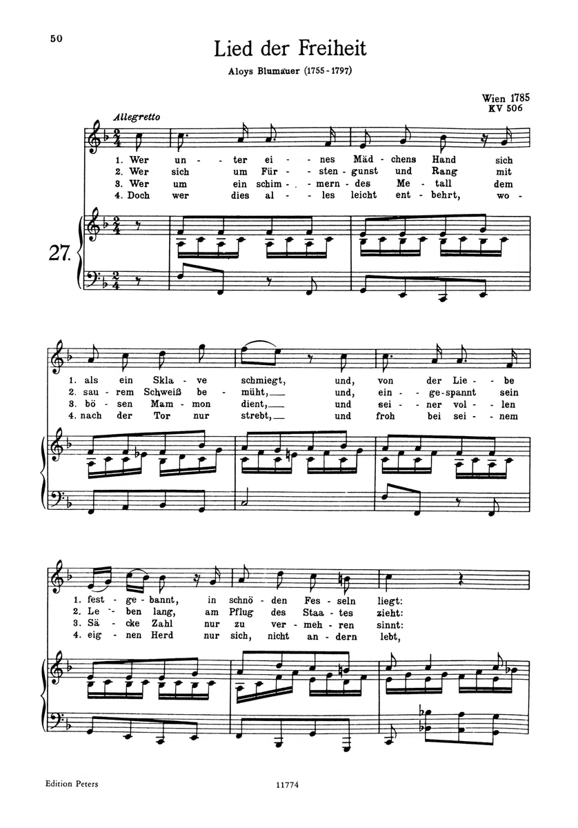 Lieder (50) - VxH/Po