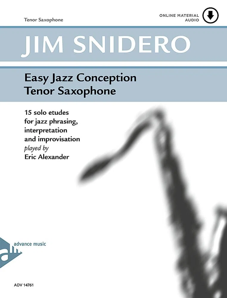 Easy jazz conception saxophone +cd