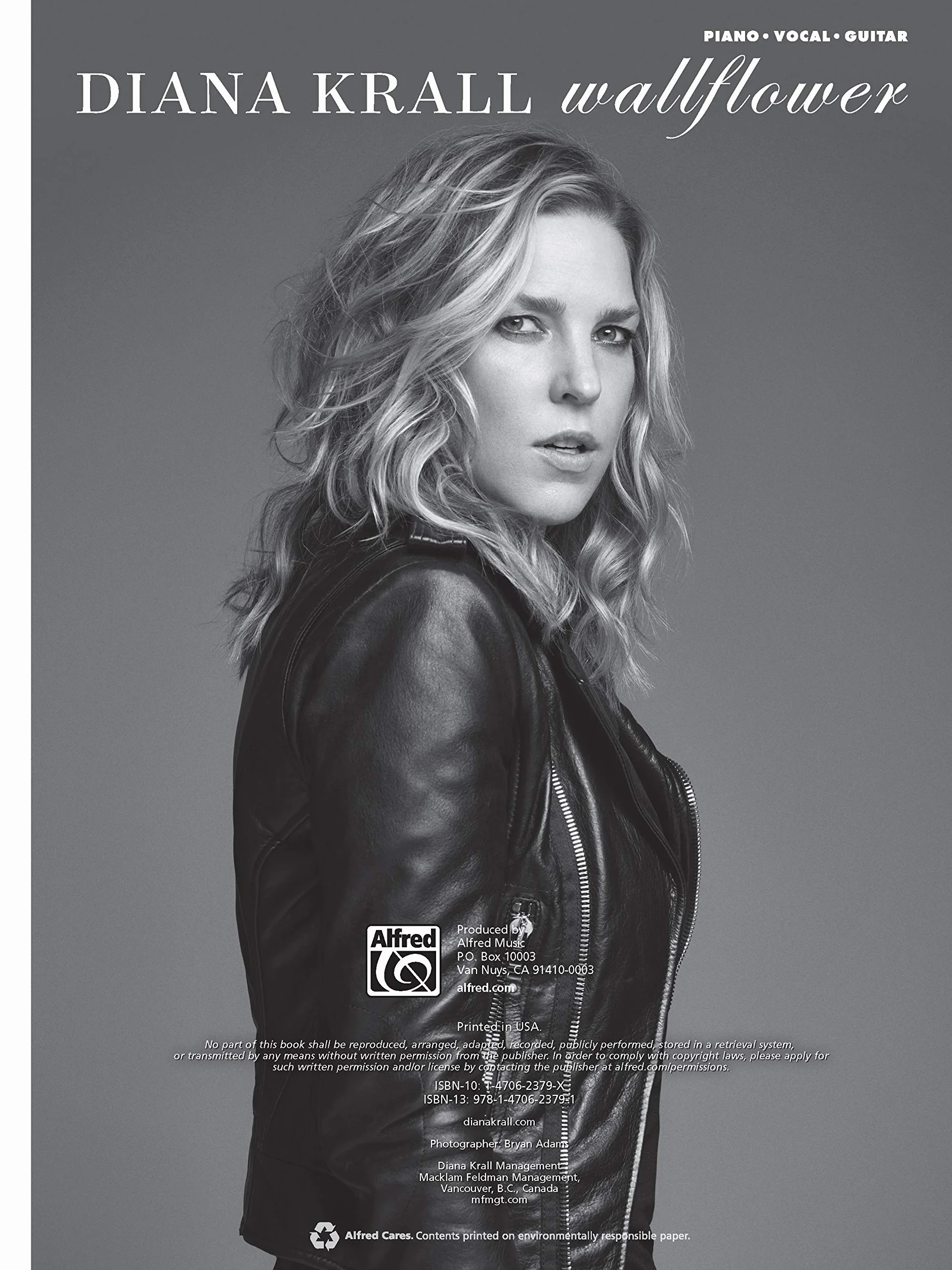 Diana Krall Wallflower: Piano /Vocal / Guitar-