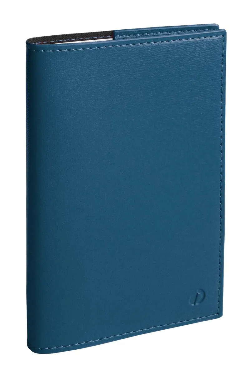 Quo Vadis - Agenda année scolaire avec répertoire - 2026-2027 - Universitaire Prestige - Semainier Planning - Français - Soho - Bleu - 13 mois de août à août - 10x15 cm