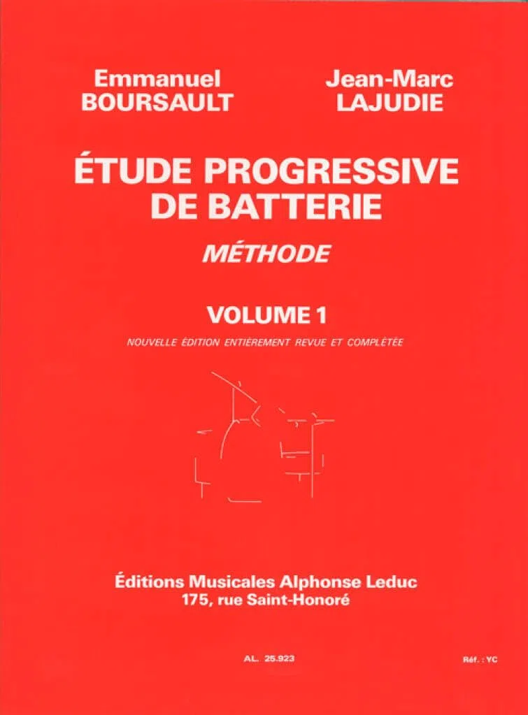 Etude progressive de batterie volume 1
