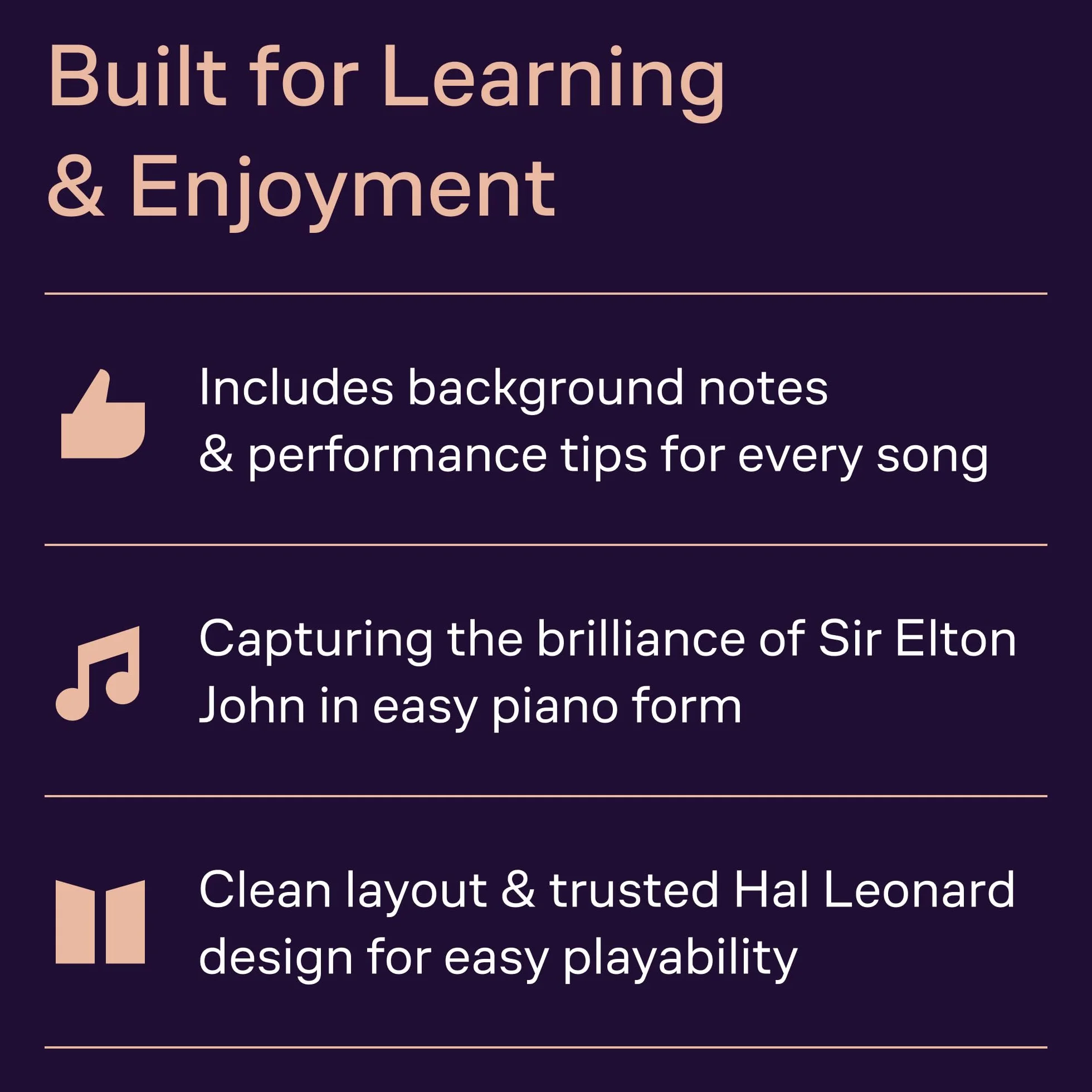 Elton John | Really Easy Piano: 40 Elton John Songs | Recueil de 40 Grands Tubes en Partitions Piano Facile avec Notes & Conseils d’Interprétation | Niveau Débutant à Intermédiaire
