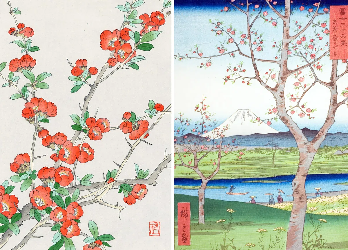 Le Printemps par les grands maîtres de l'estampe japonaise Coffret