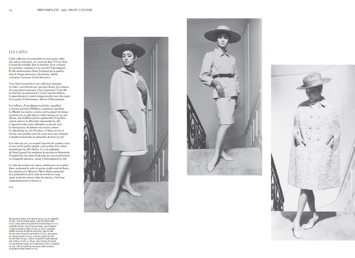 Yves Saint Laurent défilés Haute-Couture