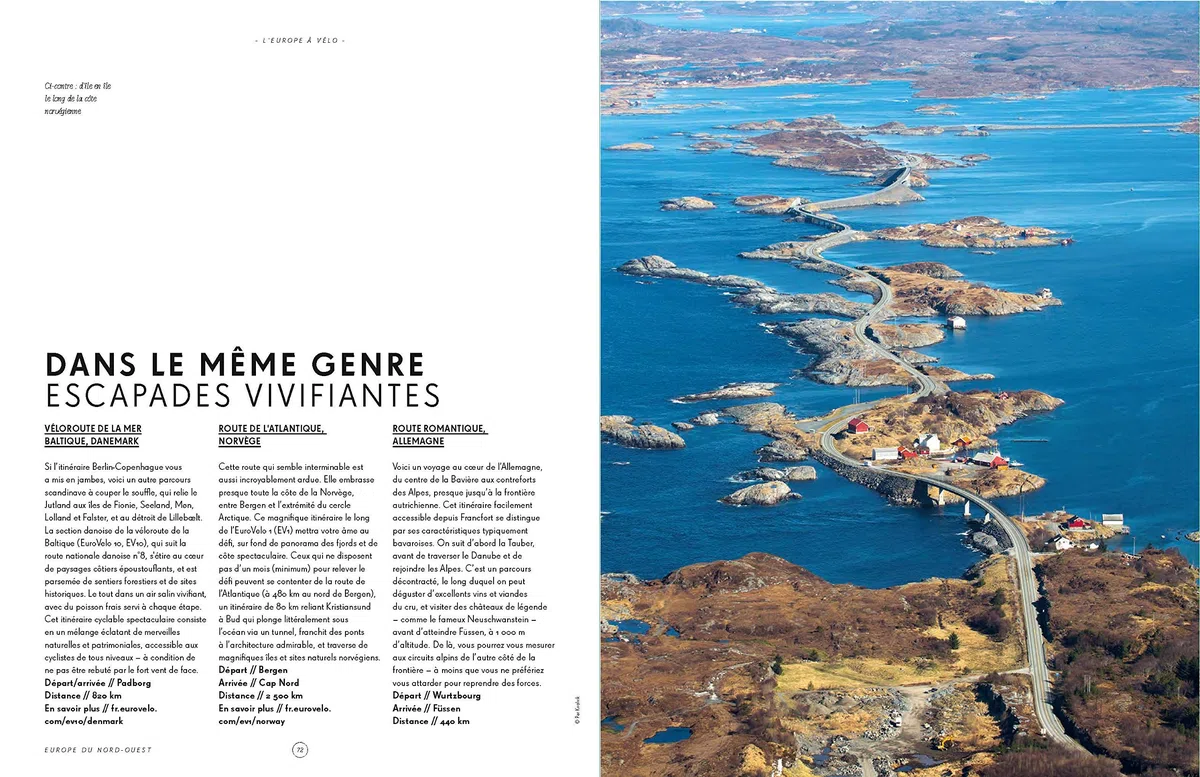 Lonely Planet - L'Europe à vélo: Les plus beaux parcours d¿Europe