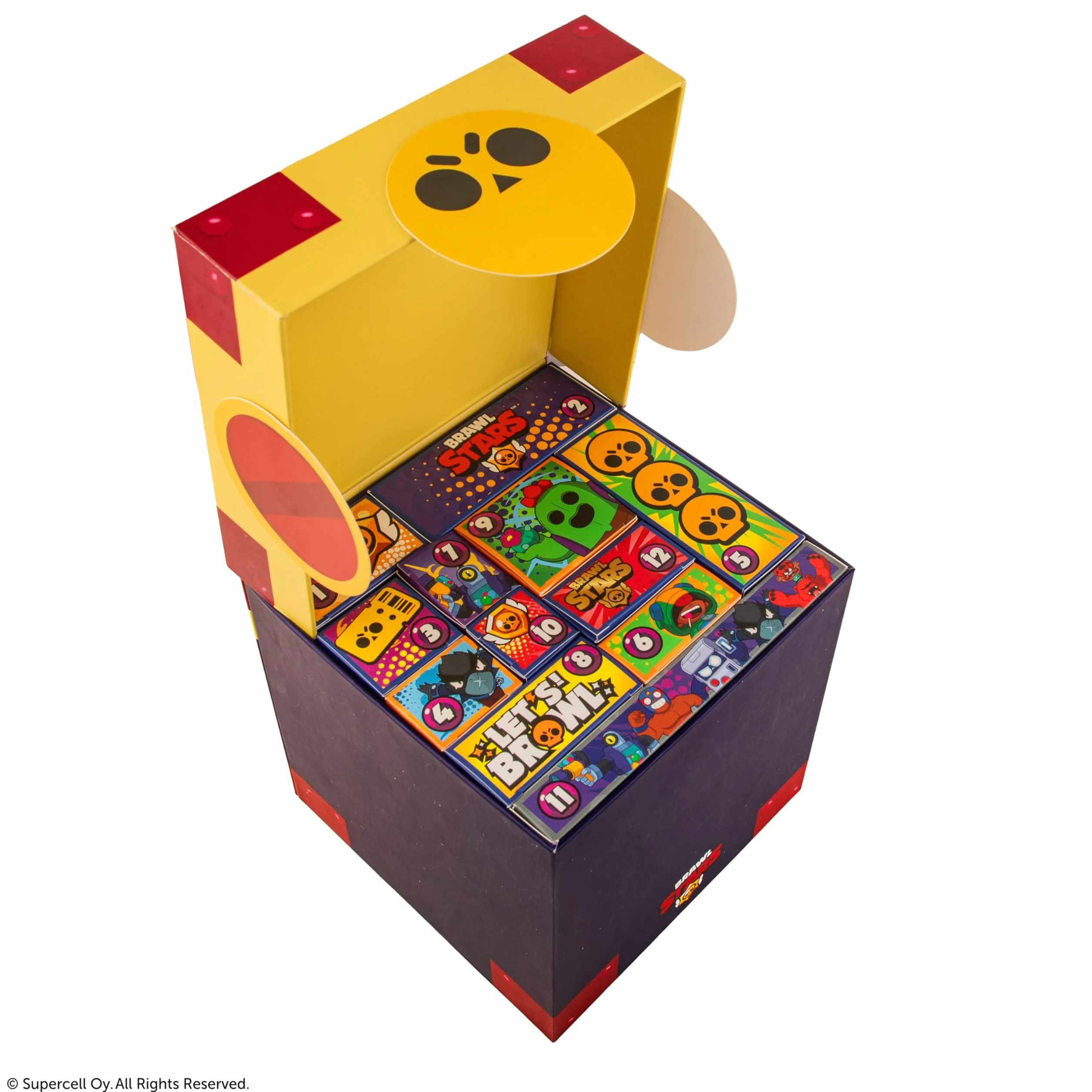 Calendrier de l'Avent Brawl Stars 2025 CINEREPLICAS Licence officielle