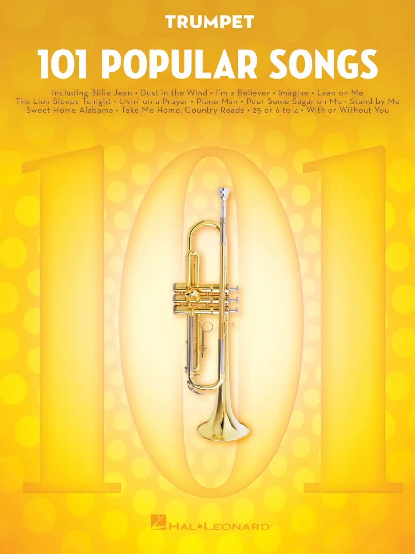 101 Popular Songs Trumpet | Recueil de chansons et partitions 101 tubes intemporels | Partitions faciles pour trompette débutants et avancés | Grands classiques de Billie Jean à Sweet Home Alabama