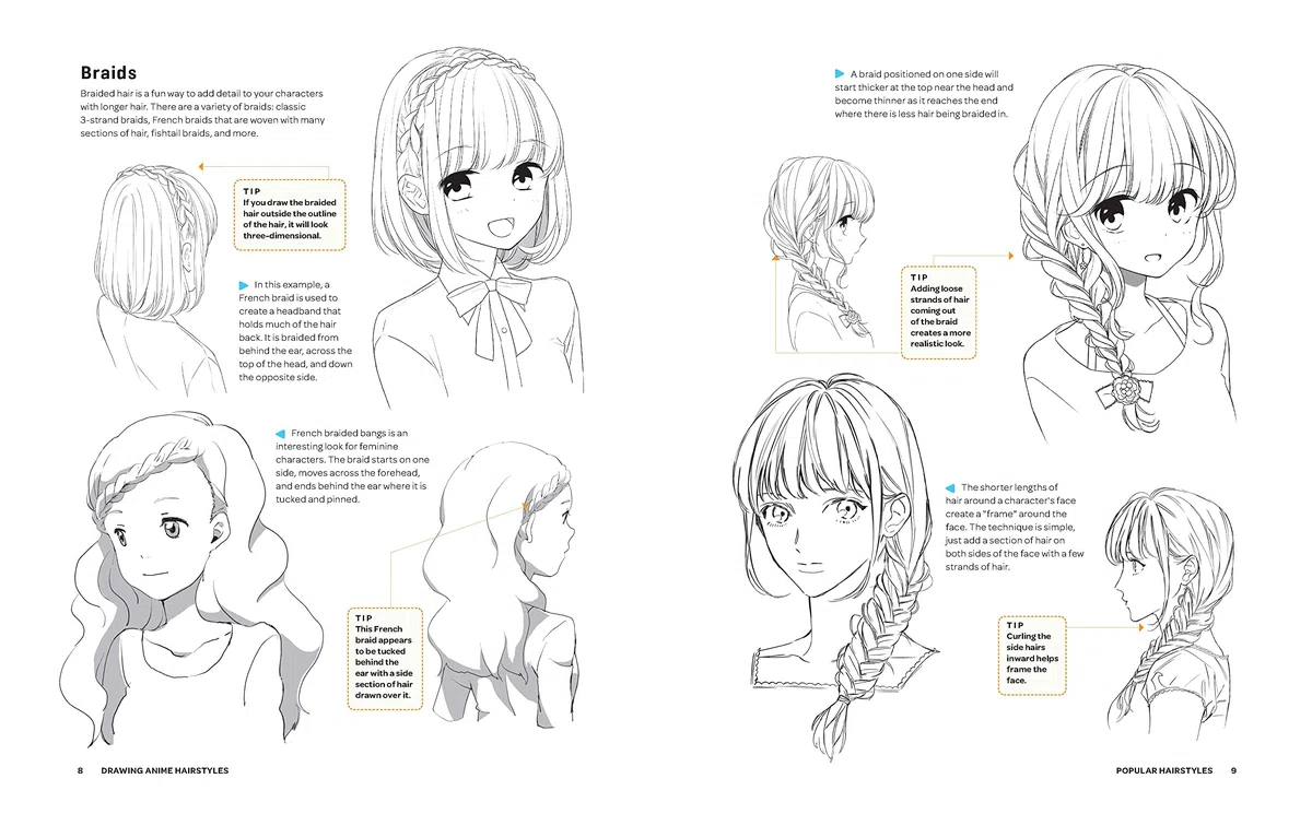 How to Draw Hairstyles for Manga: Learn to Draw Hair for Expressive Manga and Anime Characters