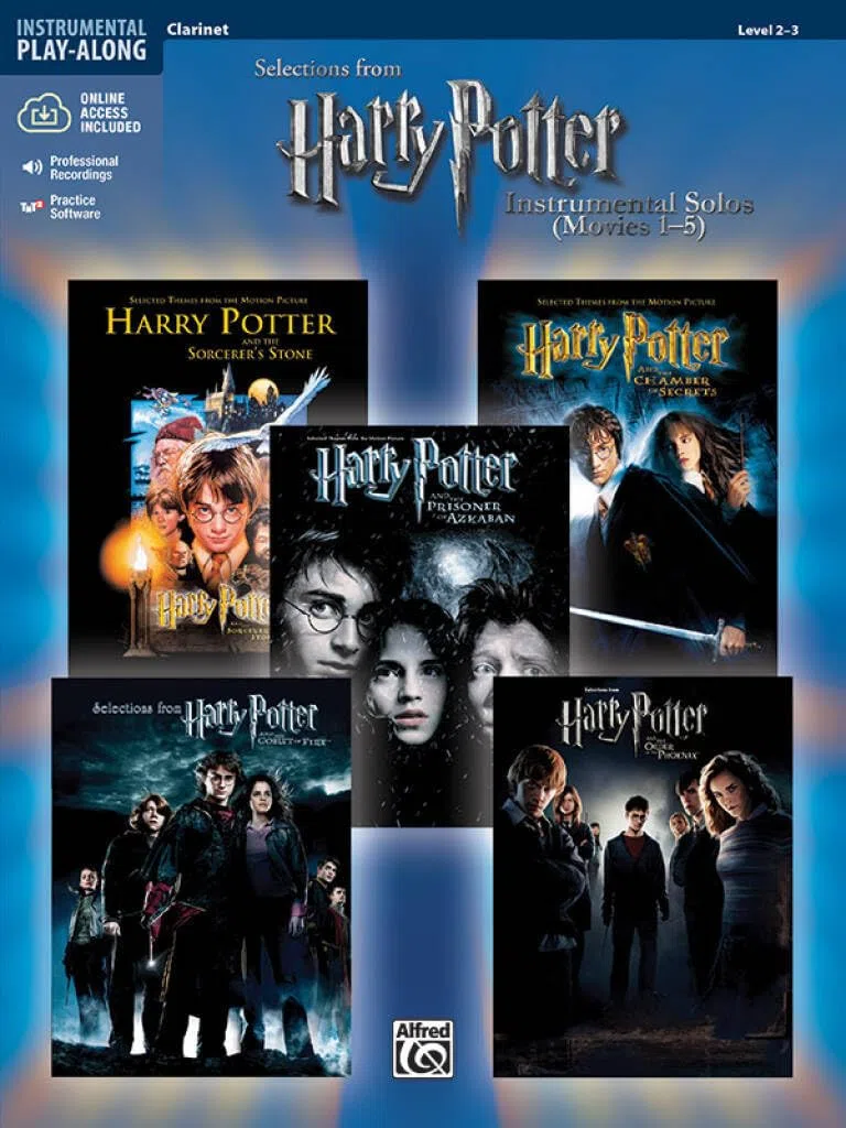 Harry Potter Solos (clarinet/CD) --- Clarinette solo - Various --- Alfred Publishing