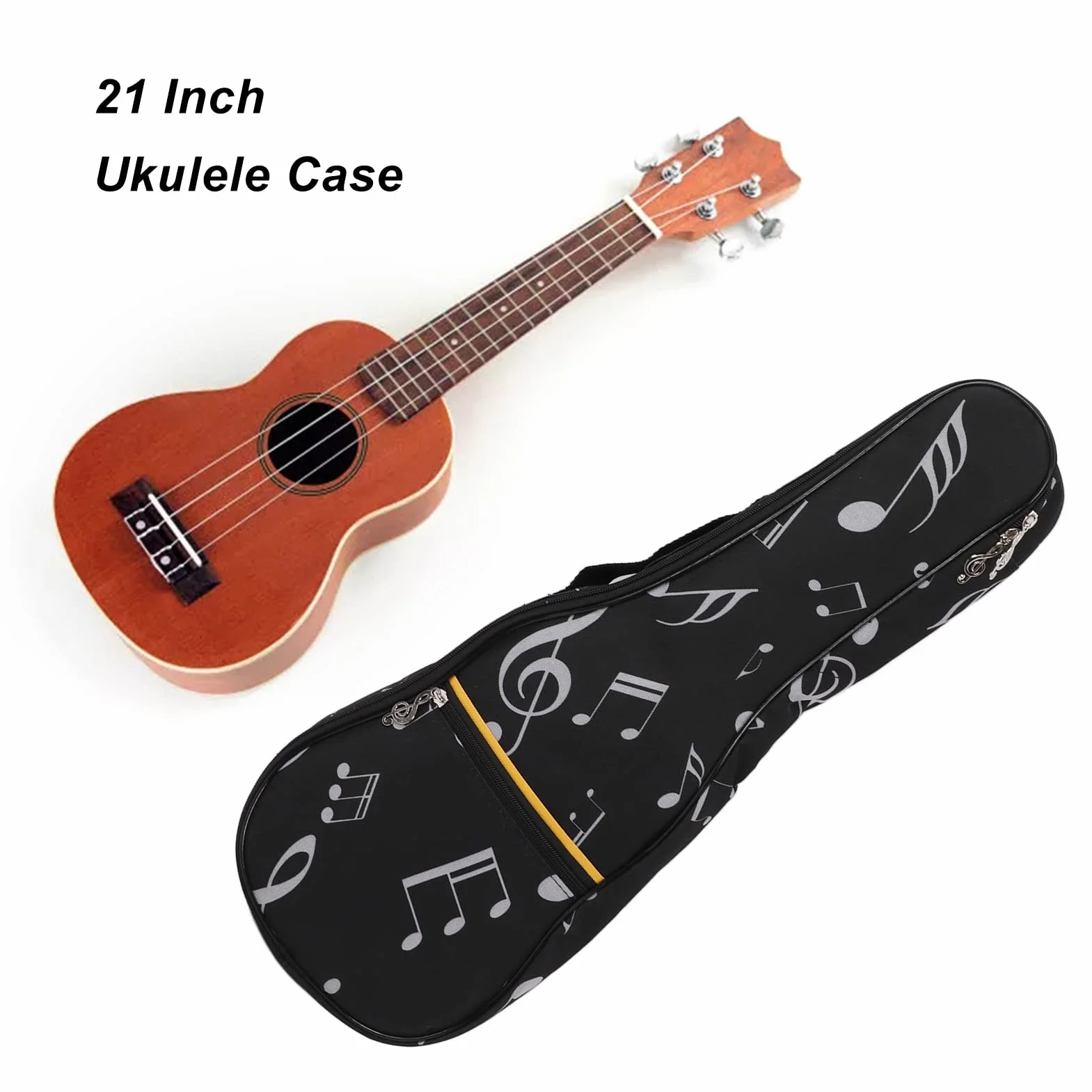 Étui pour Ukulélé de Concert, Étanche Housse de Transport pour Ukulélé, Bandoulière Réglable Sac à Dos pour Ukulélé Imperméable Oxford Design Ergonomique pour Voyage en Plein Air