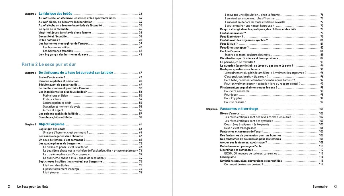 Le Sexe pour les Nuls: | Histoire de la sexualité, amour, couple, conseils pratiques, difficultés sexuelles, orgasme et fantaisies