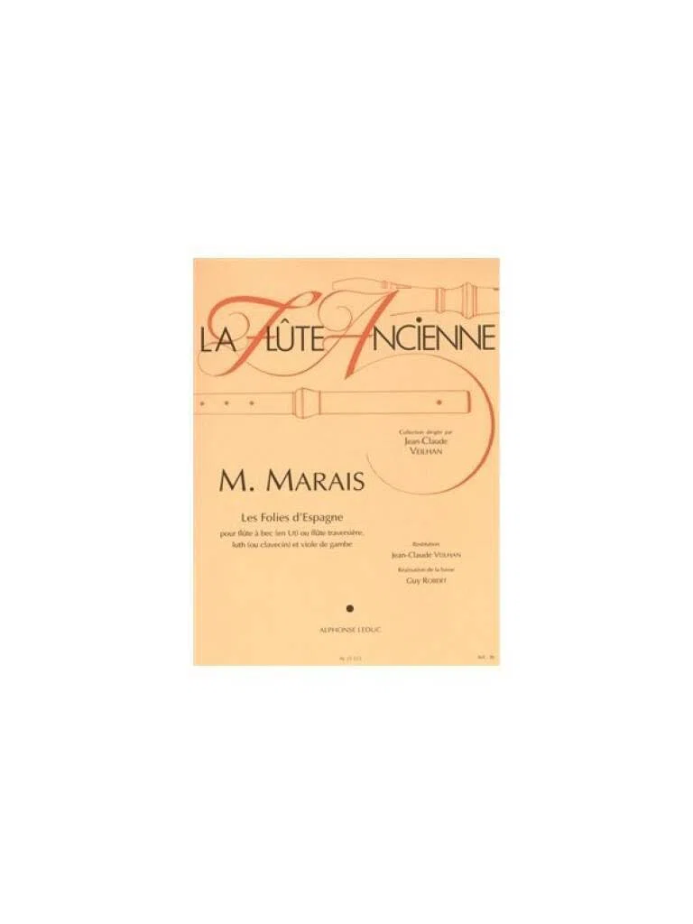 La Flûte Ancienne - Les Folies D'Espagne. Conducteur