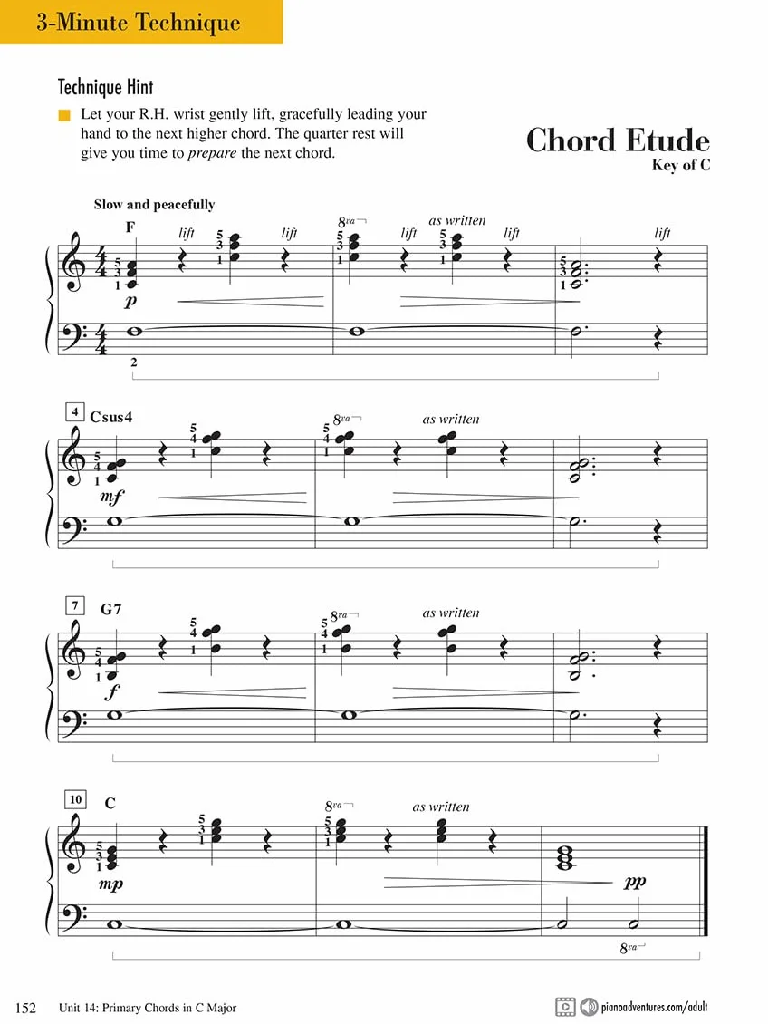 Adult Piano Adventures – Livre 1 cours tout-en-un | Méthode de piano pour adultes débutants Faber | Apprendre les accords et la lecture musicale | Recueil de chansons avec audio et vidéo en ligne