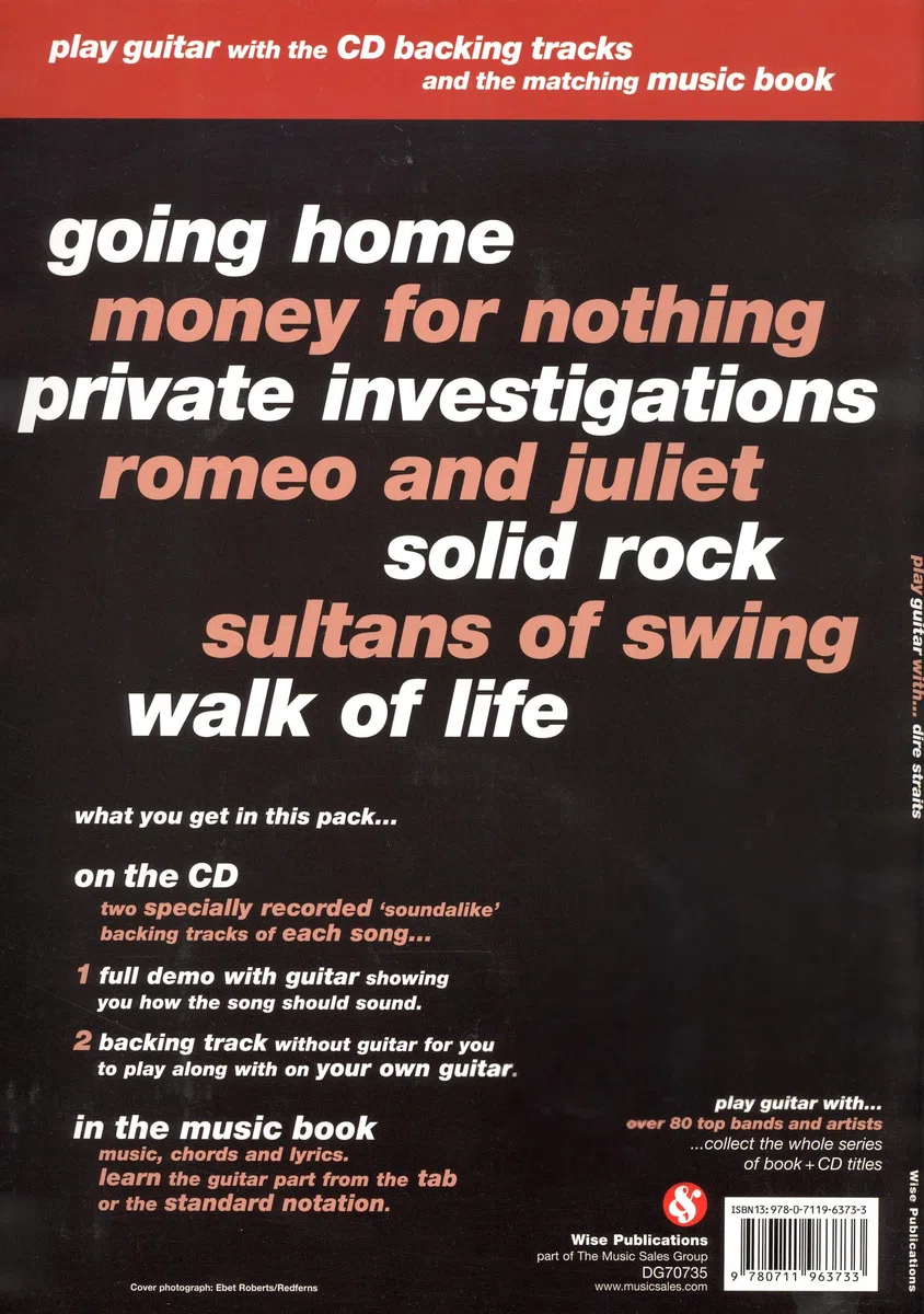 Partition : Play Guitar With Dire Straits Book & CD