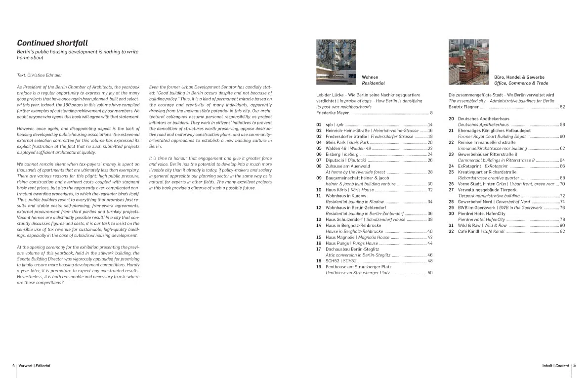 Architektur Berlin. Building Berlin, Vol. 10