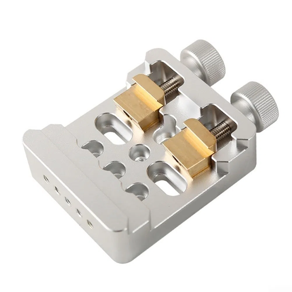 Spelonify Base de montage équatoriale pour télescope astronomique avec alliage d'aluminium durable et système de fixation à double boulon renforcé (argenté)