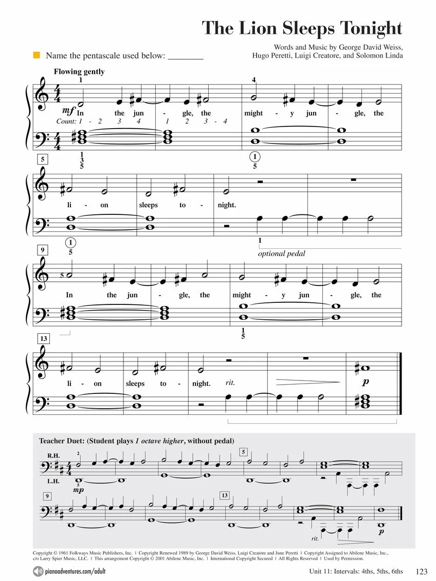 Adult Piano Adventures – Livre 1 cours tout-en-un | Méthode de piano pour adultes débutants Faber | Apprendre les accords et la lecture musicale | Recueil de chansons avec audio et vidéo en ligne