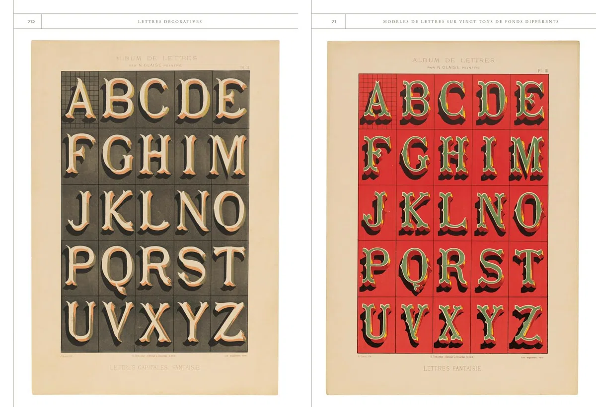 Lettres Décoratives: A Century of French Sign Painters’ Alphabets