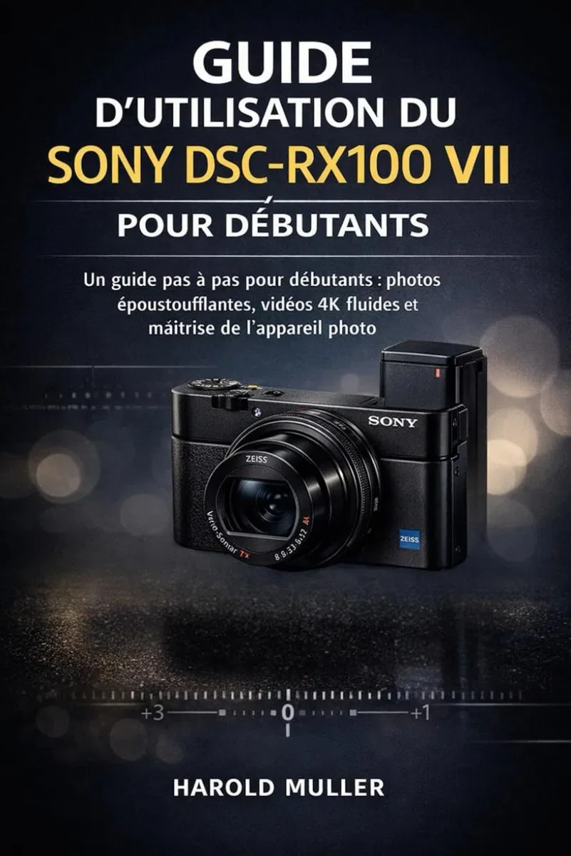 GUIDE D'UTILISATION DU SONY DSC-RX100 VII POUR DÉBUTANTS: Un guide pas à pas pour débutants : photos époustouflantes, vidéos 4K fluides et maîtrise de l’appareil photo