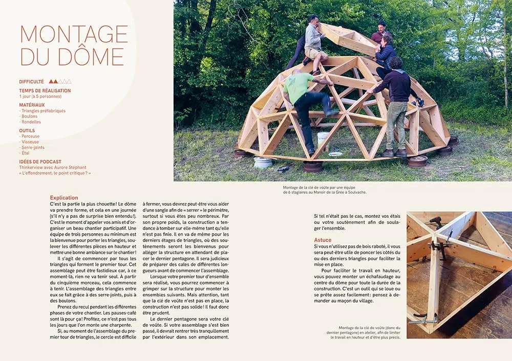 Autoconstruire son dôme géodésique - Écologique, simple, économique