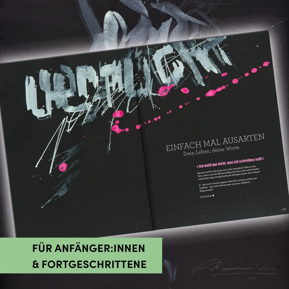 SchreibART: Kalligraphische Schrift-Experimente. Mit Schriftvariationen zum Download