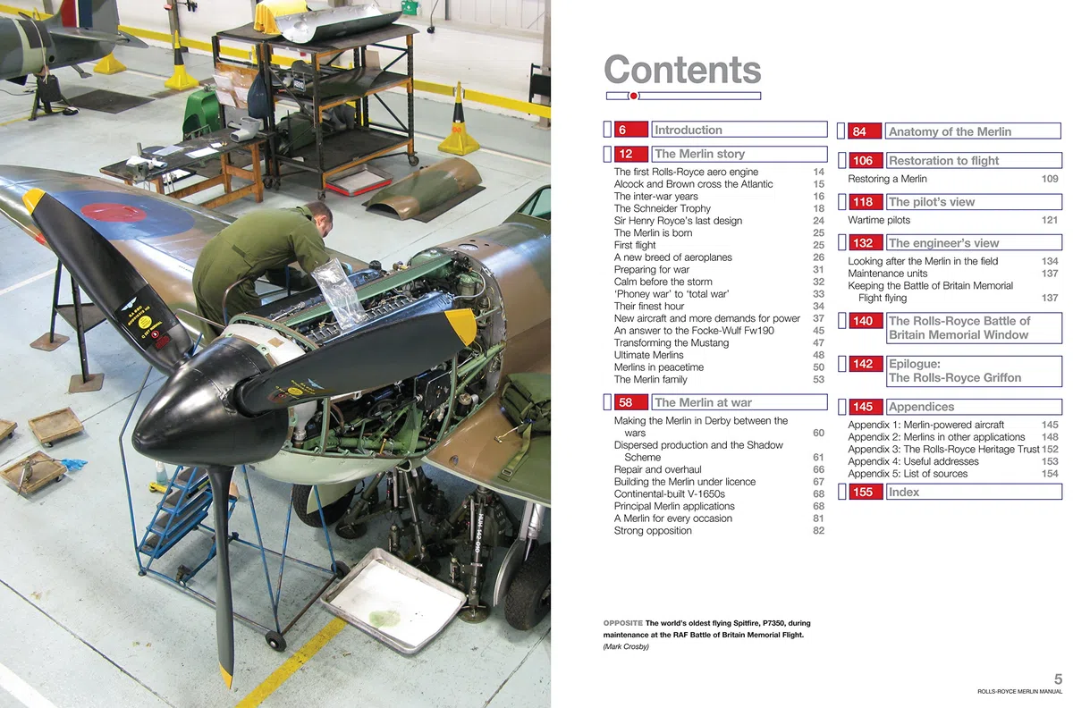 Rolls-royce Merlin Manual - 1933-50 All Engine Models: Owners Workshop Manual: an Insight into the Design, Construction, Operation and Maintenance of the Legendary Second World War Aero Engine