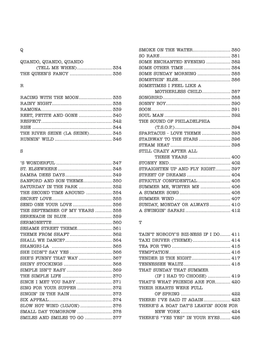 The Real Book: B-Flat Instruments (6)