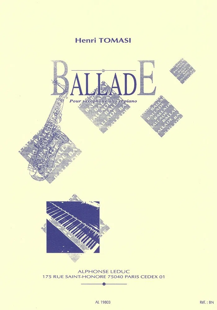 BALLADE SAXOPHONE MIB ET PIANO